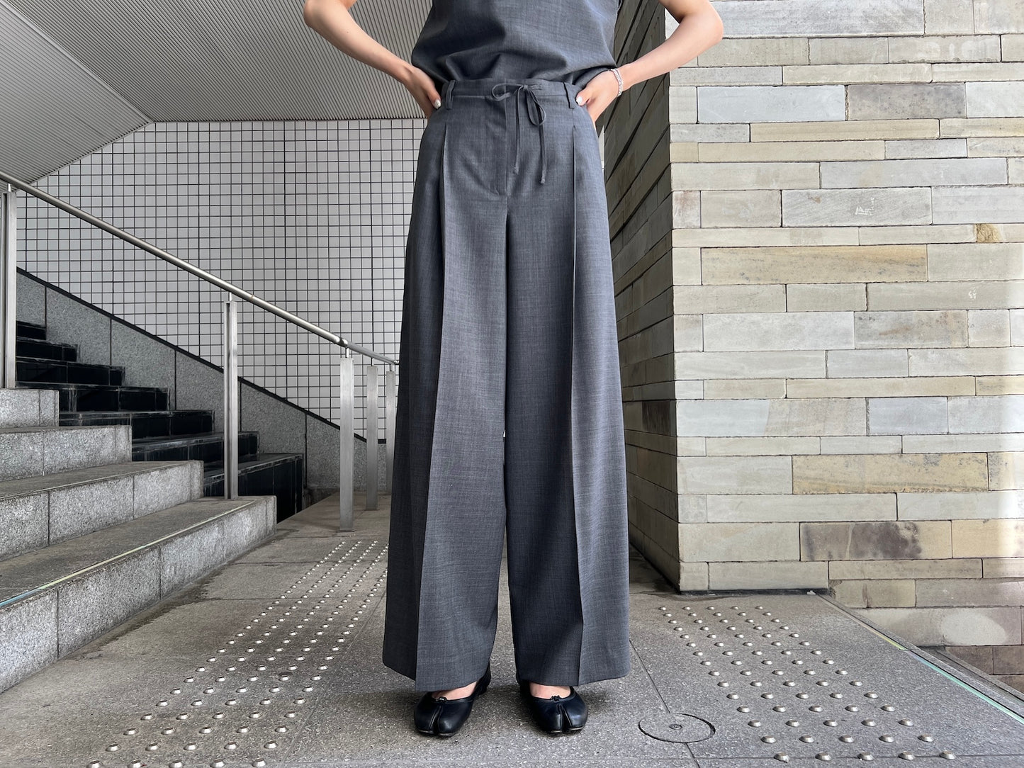 タックワイドパンツ【25SS】