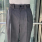 WOOL STRIPE TRO FOIL WESTERN SLACKS【25SS】