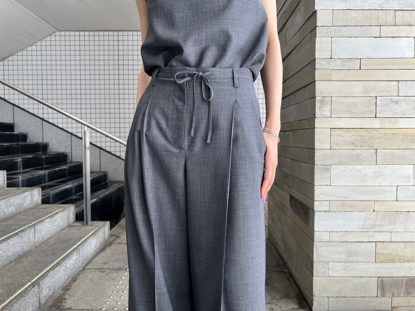 タックワイドパンツ【25SS】