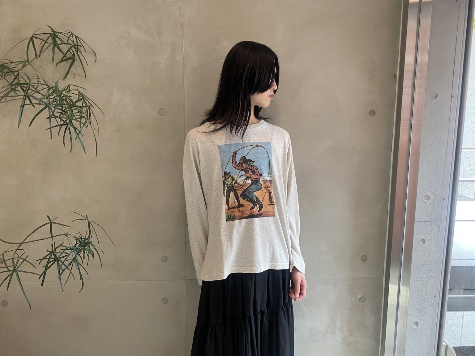 プリントロングスリーブTシャツ【24SS】