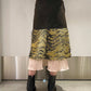 MIXTURE SEMI-TIGHT SKIRT