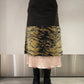 MIXTURE SEMI-TIGHT SKIRT