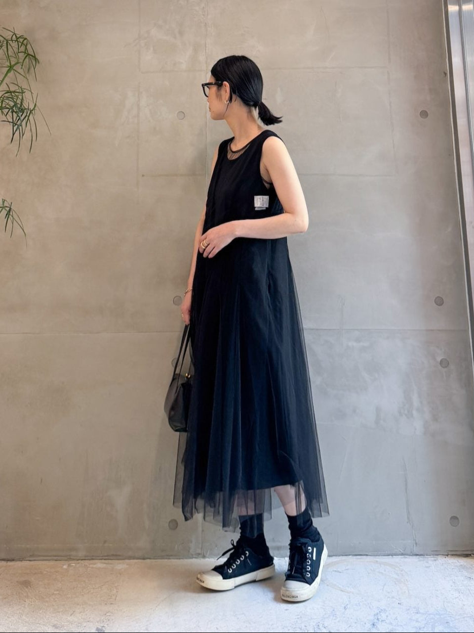 チュールレイヤードワンピース【25AW】