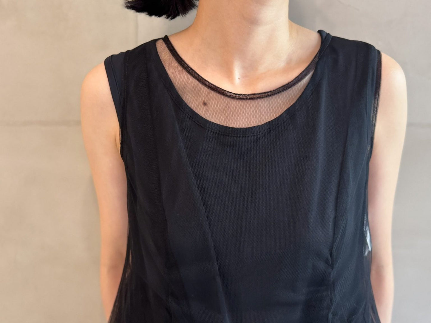チュールレイヤードワンピース【25AW】
