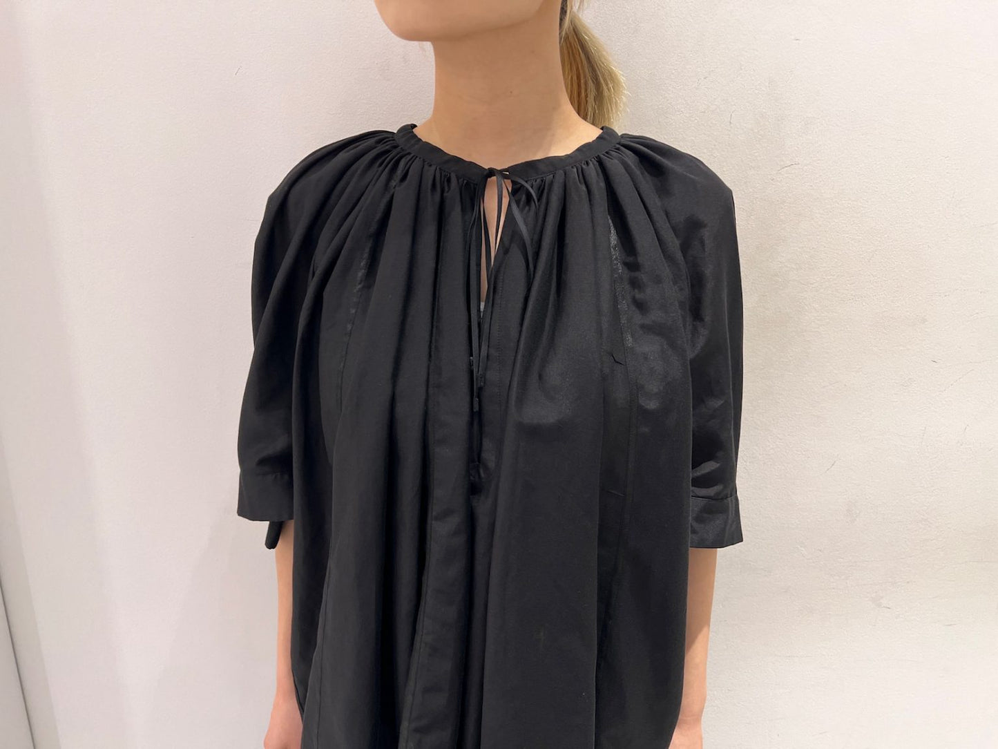 COTTON SILK GATHER TOPS