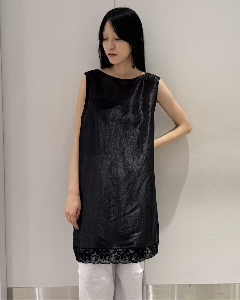 STRIPED T-SHIRT LAYERED DRESS