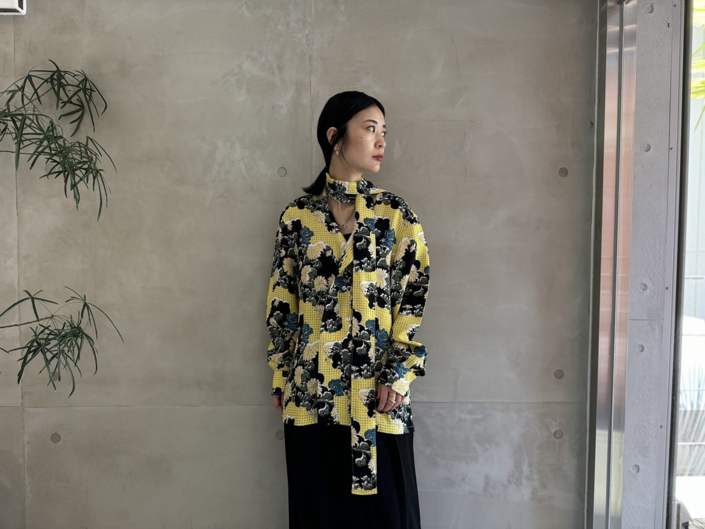 KIMONO SHIRTS SILK PRINT【24AW】