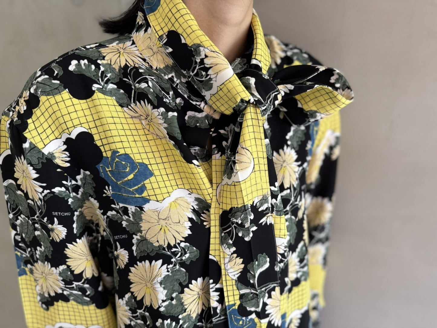 KIMONO SHIRTS SILK PRINT【24AW】