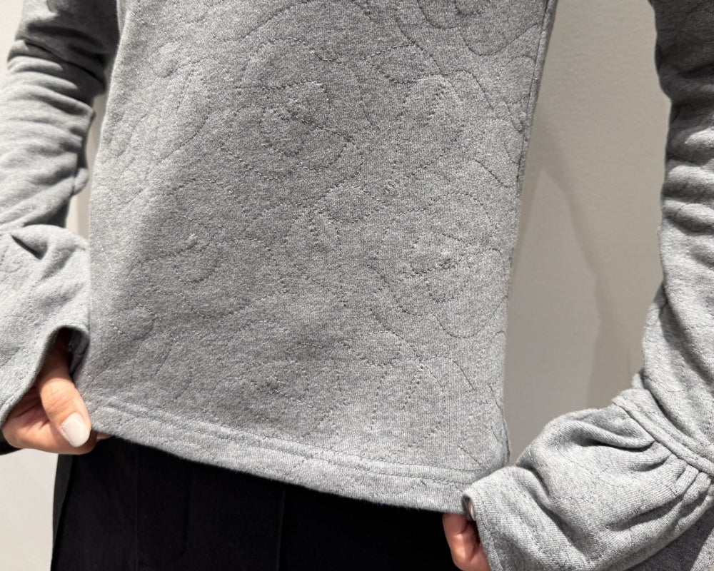 Matelasse Jersey Top