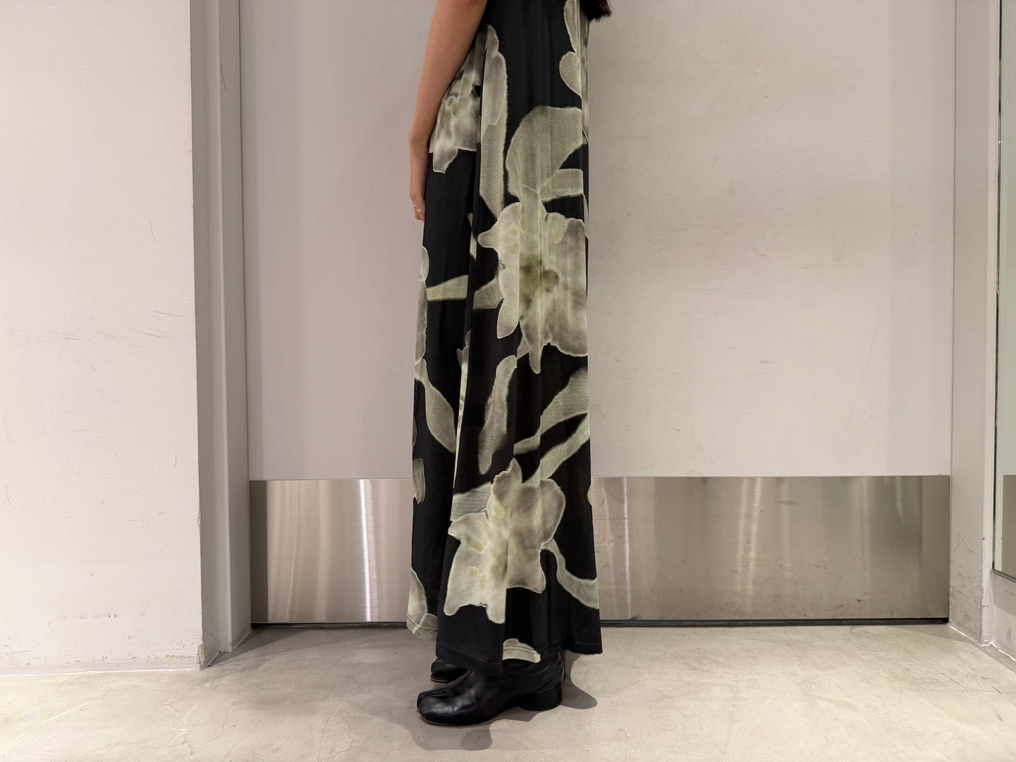 ハイネックロングドレス