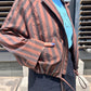 ストライプショート丈ブルゾン【25SS】
