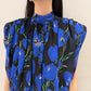 Balloon Hem Pleated Top