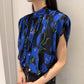 Balloon Hem Pleated Top