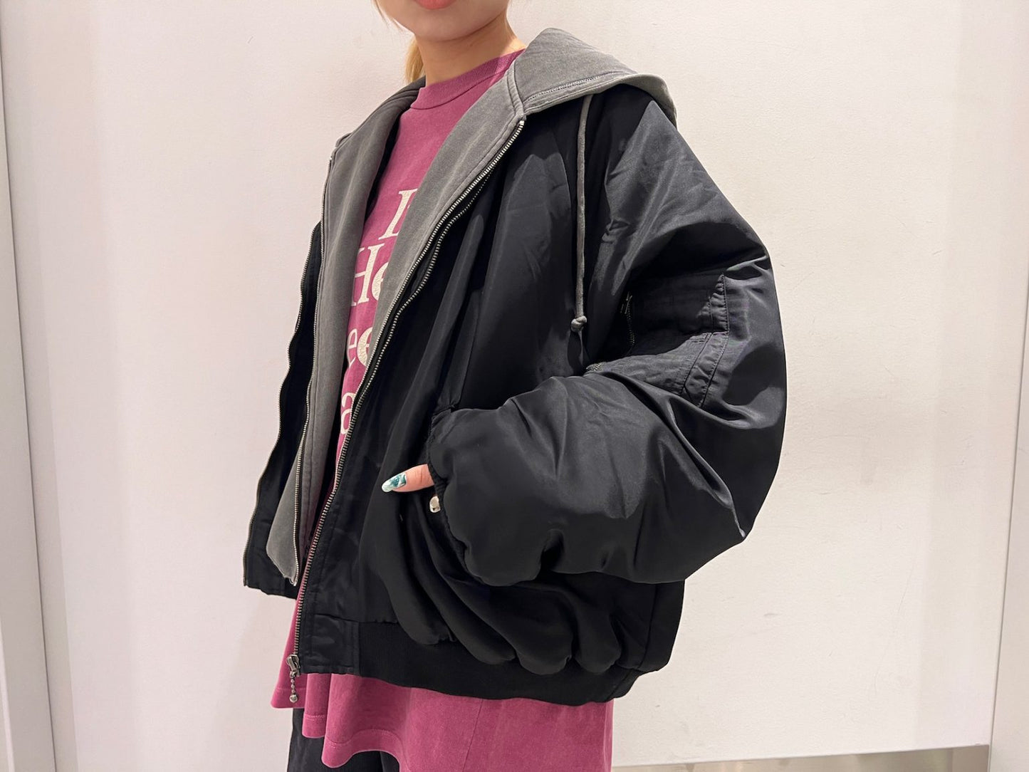 レイヤードボンバージャケット【25AW】