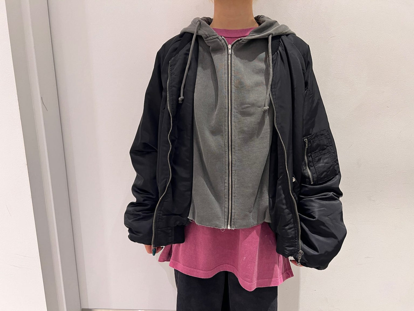 レイヤードボンバージャケット【25AW】