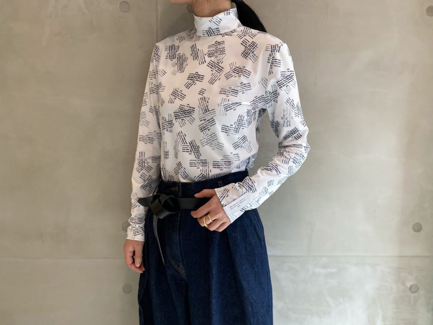 MASK JERSEY TOP【23AW】