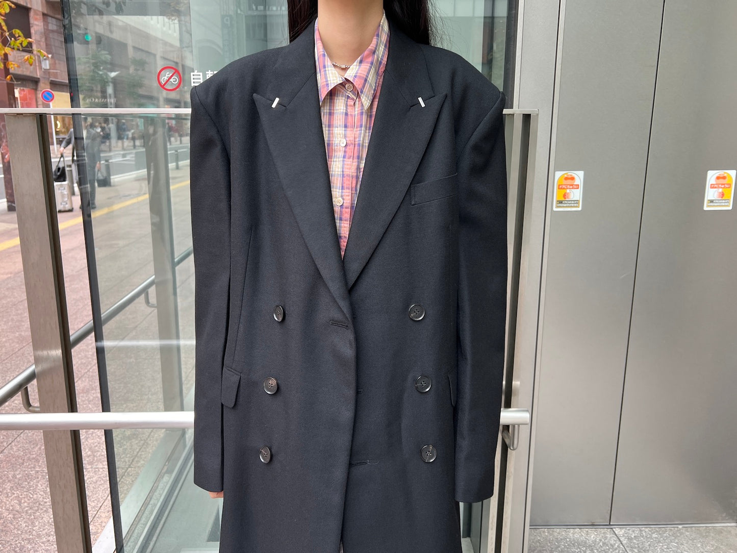 WOOL GABARDINE DOUBLE BREASTED COAT（MEN’S）【24AW】