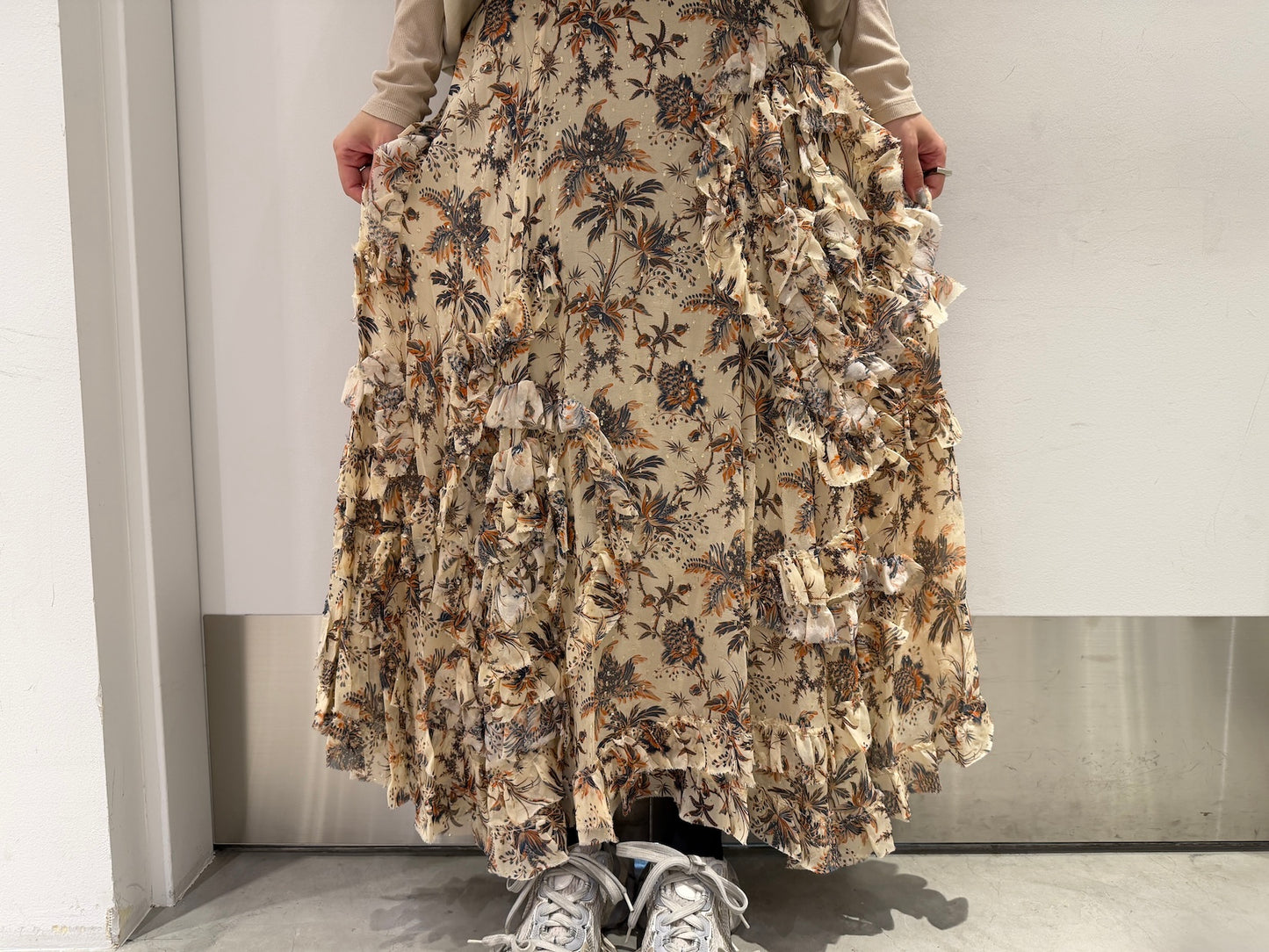 Adele Cascading Ruffle Skirt