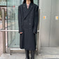 WOOL GABARDINE DOUBLE BREASTED COAT（MEN’S）【24AW】