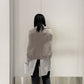 KNITTED CAPE【24SS】