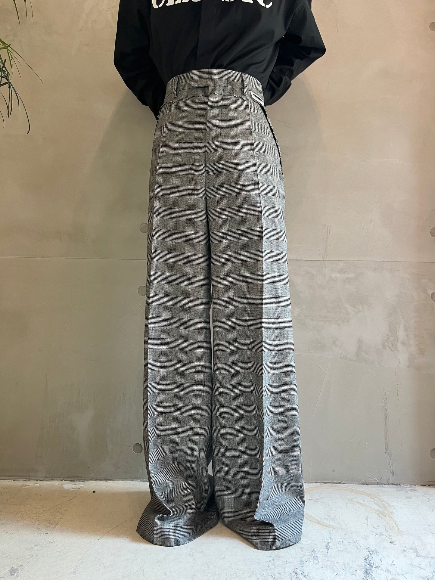 WIDE LEG TAILORED PANTS【23AW】