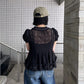 MULTI  LACED VICTORIAN BLOUSE