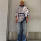 RACING EMBROIDERY HALF ZIP-UP【25SS】