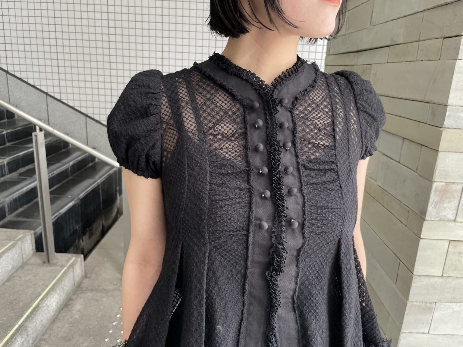 MULTI LACED VICTORIAN BLOUSE｜rokh｜MOGGIE CO-OP – Moggie co-op Online