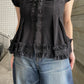 MULTI  LACED VICTORIAN BLOUSE