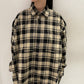 LOGO JACQUARD PLAID SHIRT【24AW】