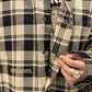 LOGO JACQUARD PLAID SHIRT【24AW】