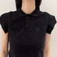 SLEEVES TO FRONT POLO SHIRT