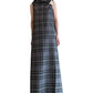 PANEL DRESS WOOL TARTAN【25AW】