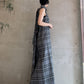 PANEL DRESS WOOL TARTAN【25AW】