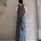 PANEL DRESS WOOL TARTAN【25AW】