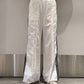 MIXED PANEL SLIT TRACK PANTS