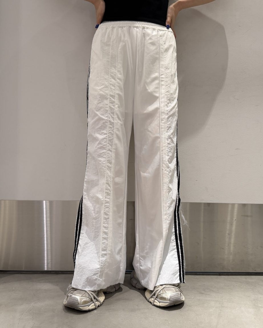 MIXED PANEL SLIT TRACK PANTS