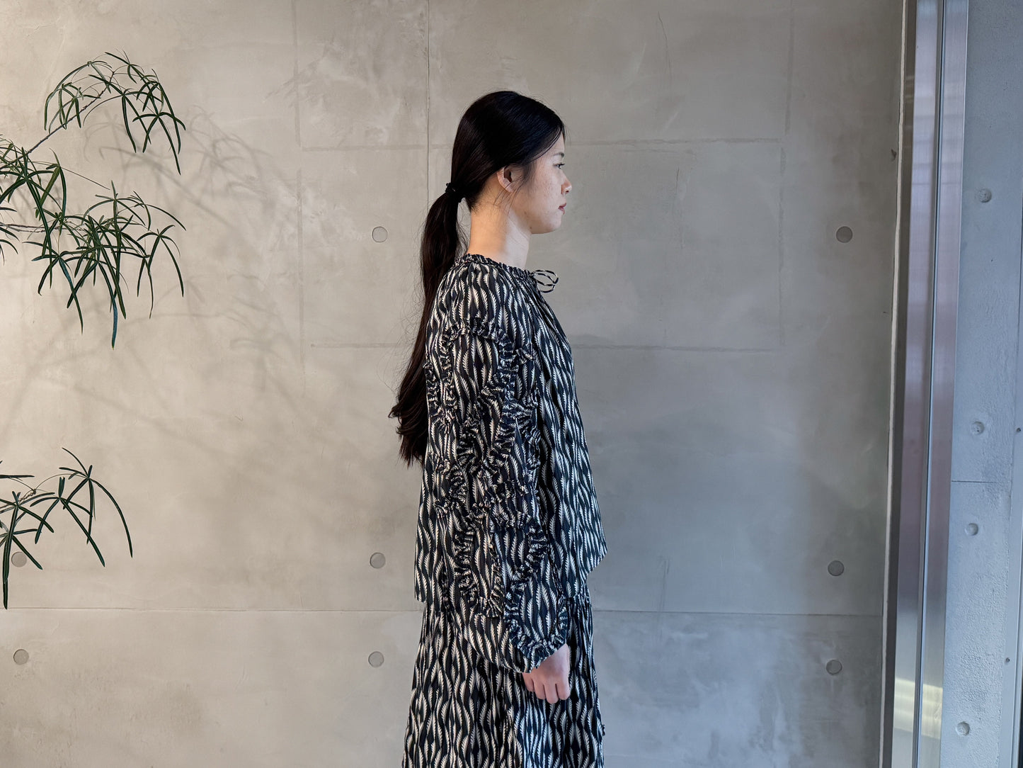 Azrou Cotton Long SleeveBlouse