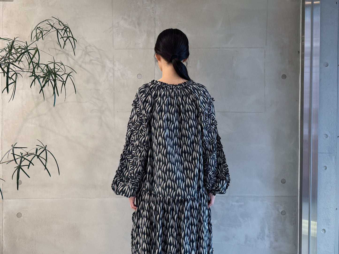 Azrou Cotton Long SleeveBlouse