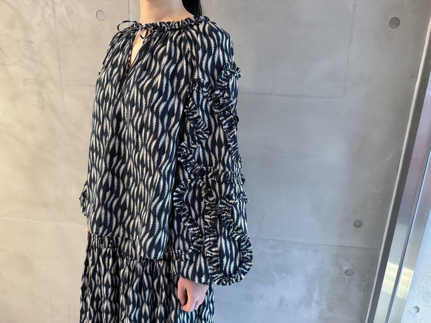 Azrou Cotton Long SleeveBlouse