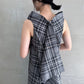 PANEL DRESS WOOL TARTAN【25AW】