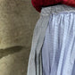 mult stripe sunpleated skirt【25SS】