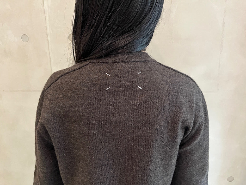 エルボーパッチクルーニット【25AW】