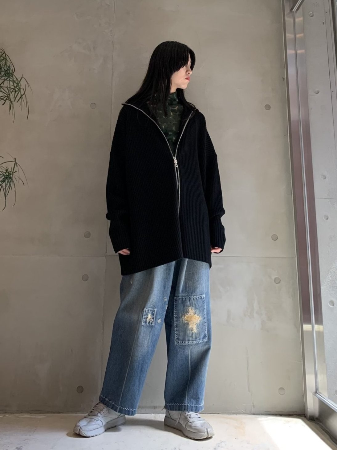 OVERSIZED ZIP-UP CARDIGAN【24AW】　