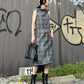 PANEL DRESS WOOL TARTAN【25AW】