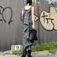 PANEL DRESS WOOL TARTAN【25AW】