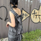 PANEL DRESS WOOL TARTAN【25AW】