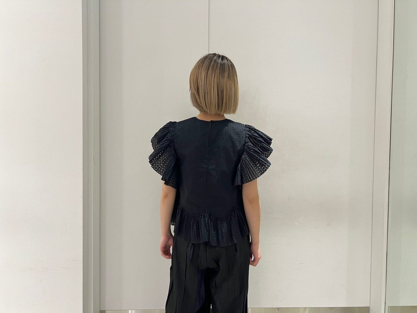 Veasna Flutter Sleeve Top