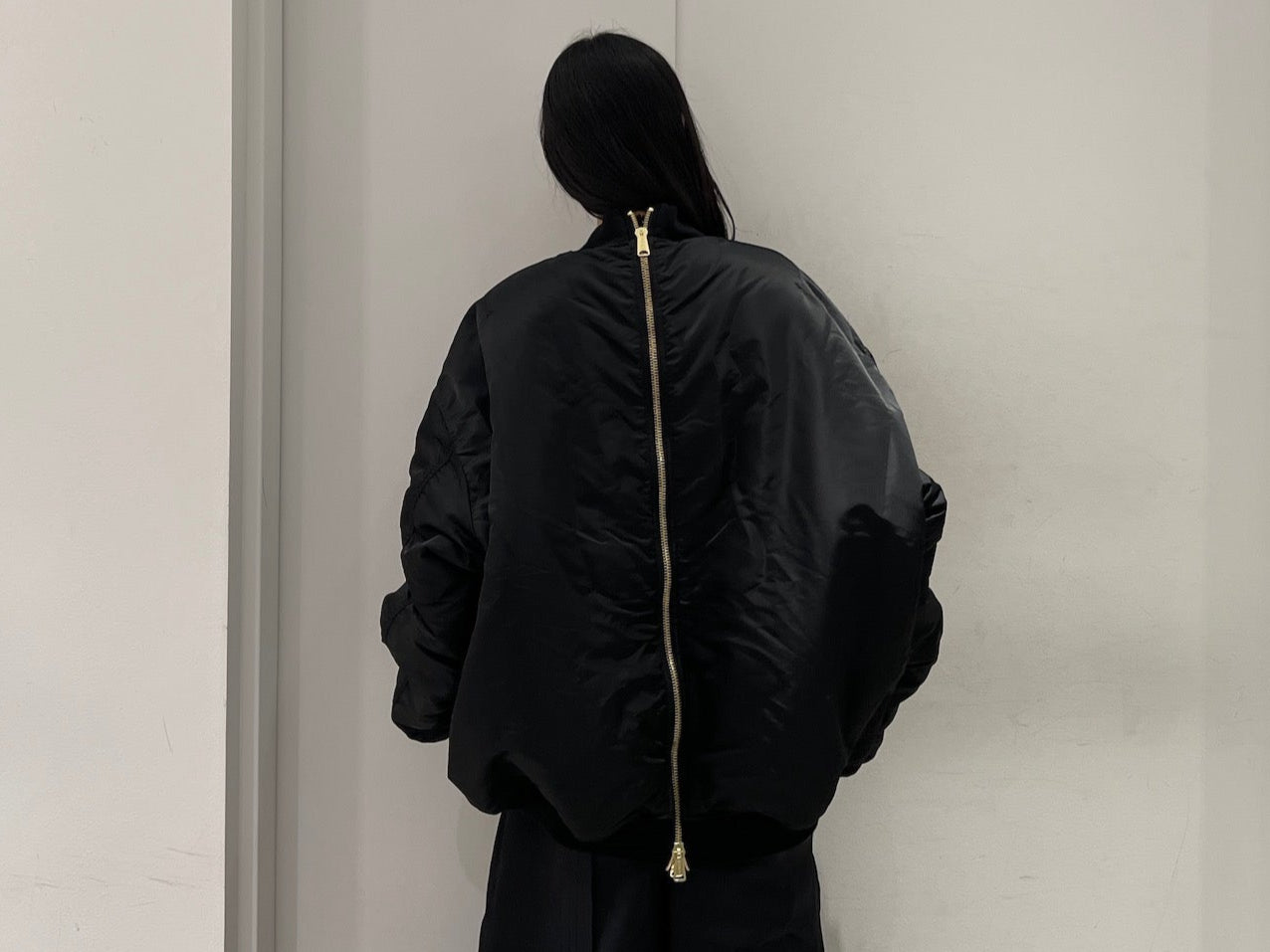 DOUBLE ZIP BOMBER JACKET【25AW】