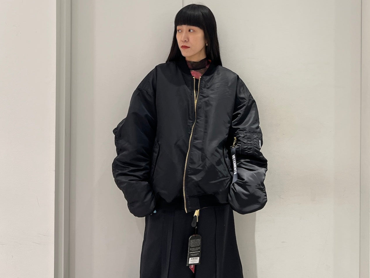 DOUBLE ZIP BOMBER JACKET【25AW】